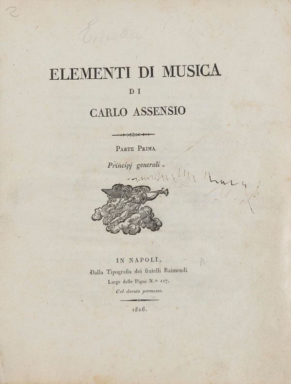 VOLUME ELEMENTI DI MUSICA, ASSENSIO