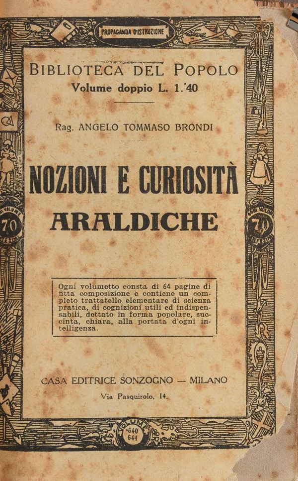 VOLUMETTO COLLANA DI ARALDICA