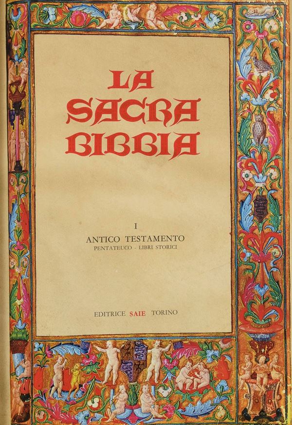 VOLUME LA SACRA BIBBIA