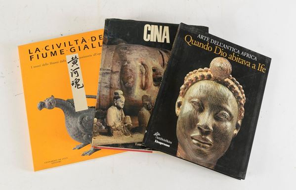 TRE VOLUMI ARTE ORIENTALE