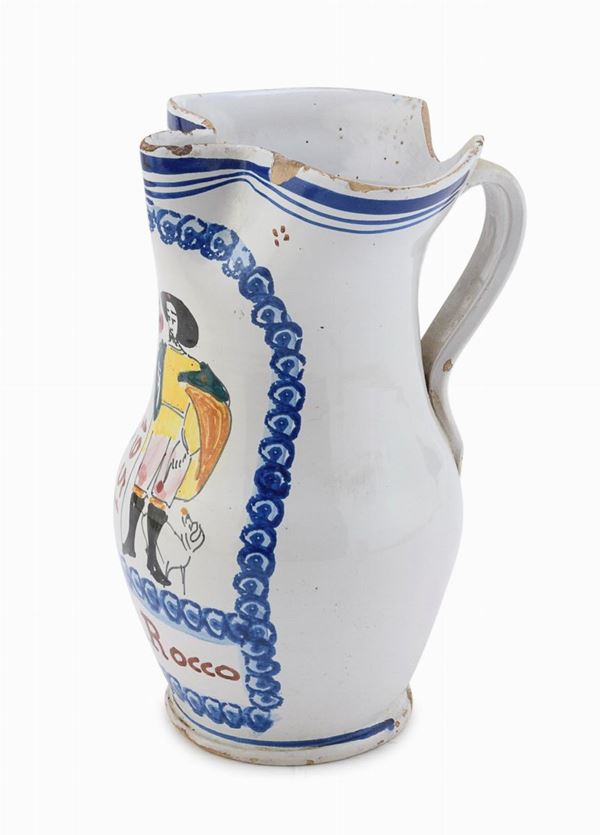 BROCCA IN MAIOLICA SAN ROCCO