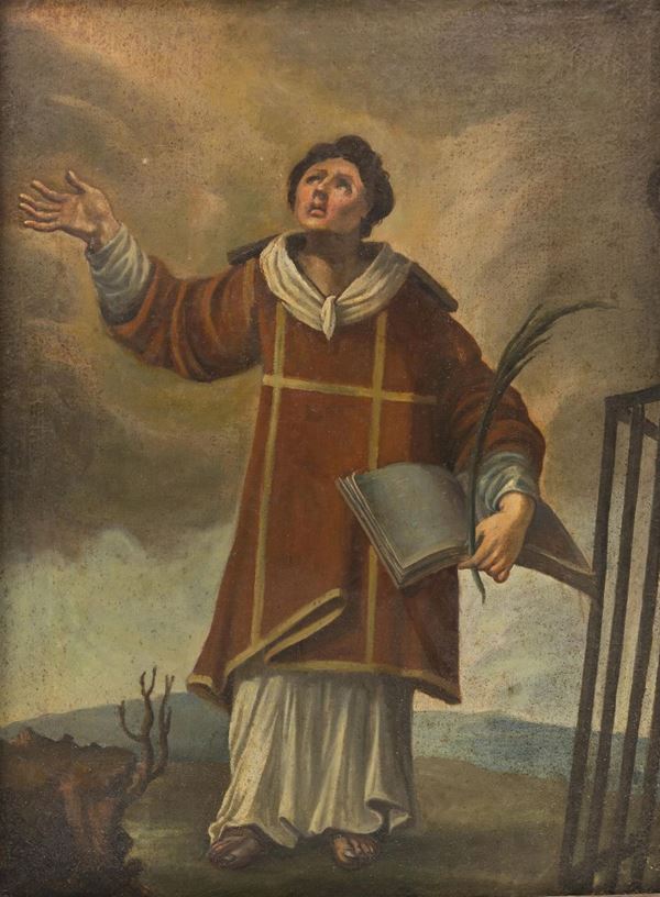 DIPINTO SAN LORENZO DEL XVIII SECOLO