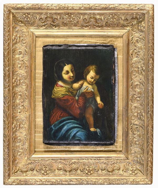 DIPINTO MADONNA COL BAMBINO