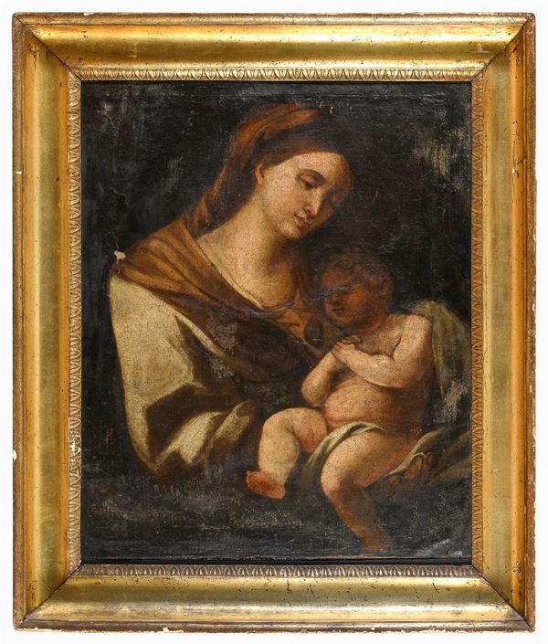 DIPINTO MADONNA COL BAMBINO