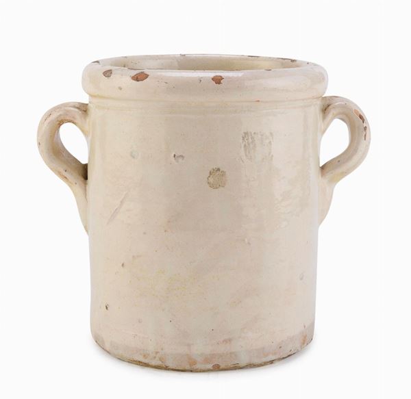 CONTENITORE IN CERAMICA, GROTTAGLIE