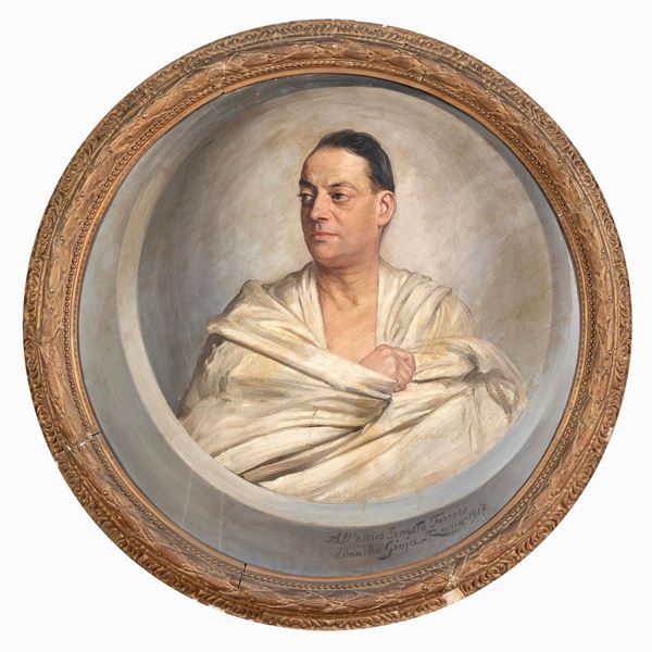 DIPINTO L'AMICO FERRERO DI EDOARDO GIOIA