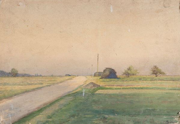 DIPINTO PAESAGGIO DI GASTON BETHUNE