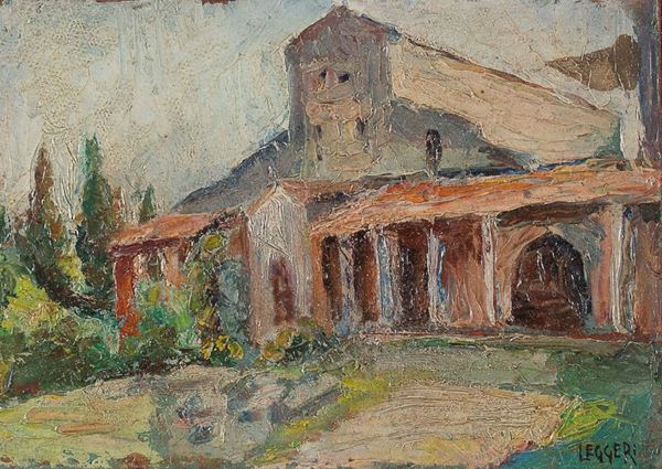 DIPINTO BASILICA F.TO LEGGERI