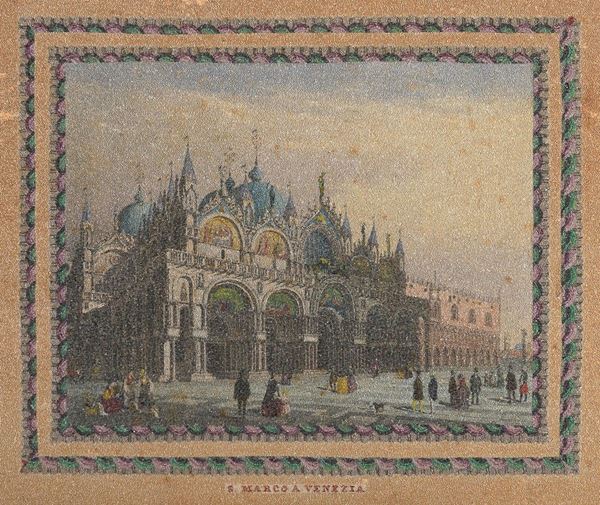 INCISIONE SAN MARCO A VENEZIA