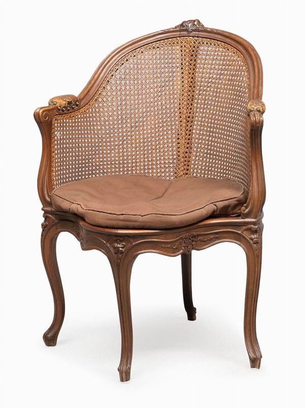 POLTRONCINA IN NOCE