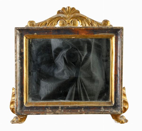 SPECCHIERA IN LEGNO LACCATO E DORATO
