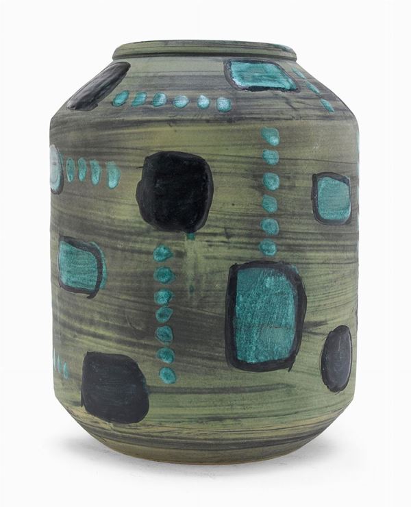 VASO IN CERAMICA, G. POGGI SAN GIORGIO ALBISOLA