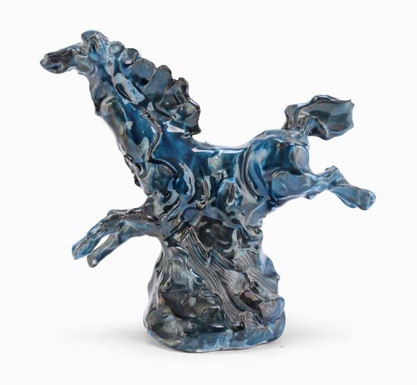 CAVALLO IN CERAMICA, G. POGGI SAN GIORGIO ALBISOLA