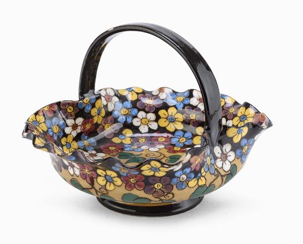 CESTINO IN CERAMICA, MANIFATTURA ROMANA