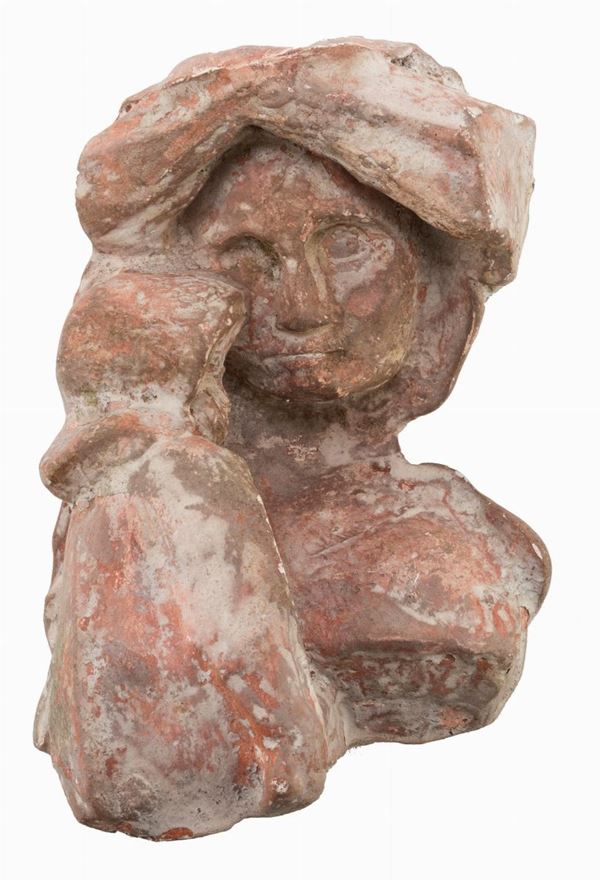 TERRACOTTA MATERNITÁ DI SCULTORE SARDO