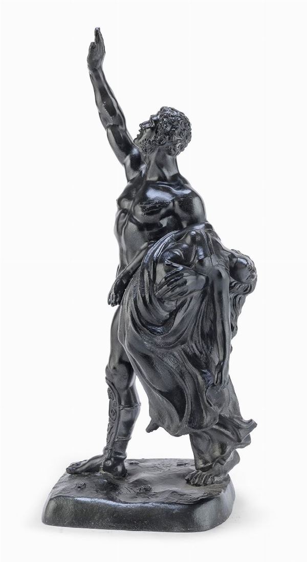 SCULTURA ACHILLE E PENTISILEA DI FERDINANDO DE LUCA