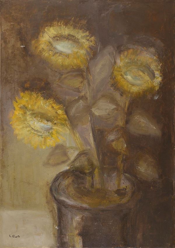 DIPINTO GIRASOLI F.TO LILY GIUSTI