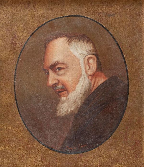DIPINTO RITRATTO DI PADRE PIO