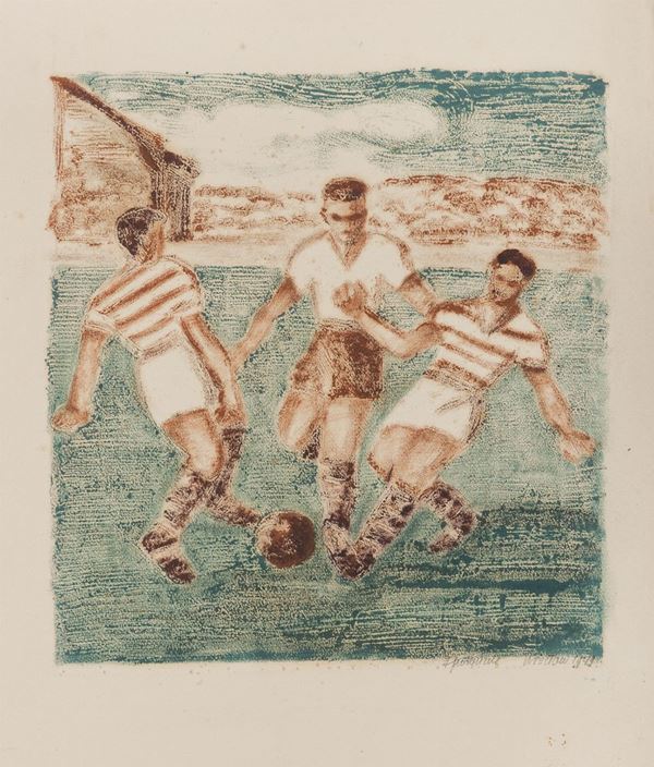 DUE LITO CALCIO E PUGILATO DI SCUOLA RUSSA