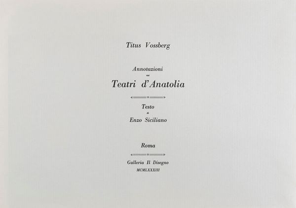 CARTELLA DI TITUS VOSSBERG