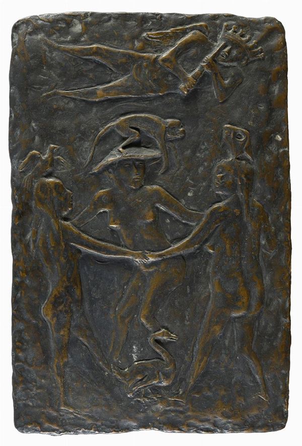 BASSORILIEVO IN BRONZO