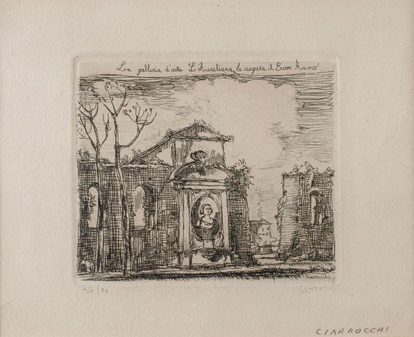 ACQUAFORTE DI ARNOLDO CIARROCCHI