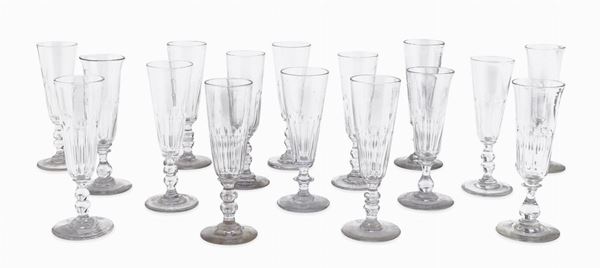 SEDICI FLUTES IN CRISTALLO