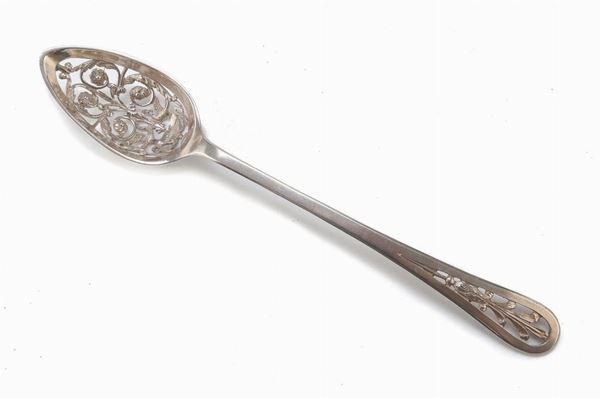 CUCCHIAIO IN ARGENTO, STATO PONTIFICIO 1826/1870