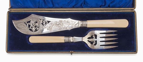 SET DA DOLCE IN SILVERPLATED, SHEFFIELD 1903