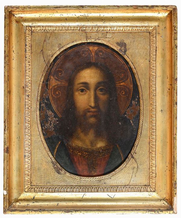 DIPINTO VOLTO DI CRISTO DI PITTORE FIORENTINO