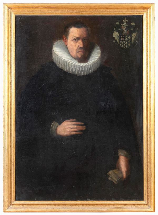 RITRATTO DI UN FARNESE DI PITTORE EMILIANO DEL CINQUECENTO