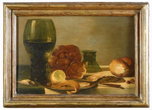 NATURA MORTA DI SEGUACE DI PIETER CLAESZ