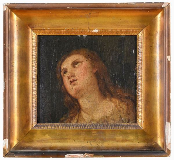 TAVOLA MADDALENA DI PITTORE LOMBARDO DEL CINQUECENTO