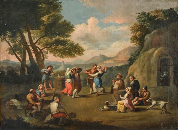 FESTA IN VILLAGGIO DI SEGUACE DI PAOLO MONALDI