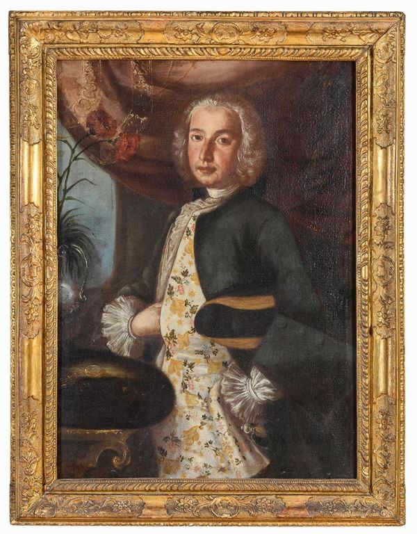 DIPINTO RITRATTO DI GENTILUOMO DI CARLO AMALFI