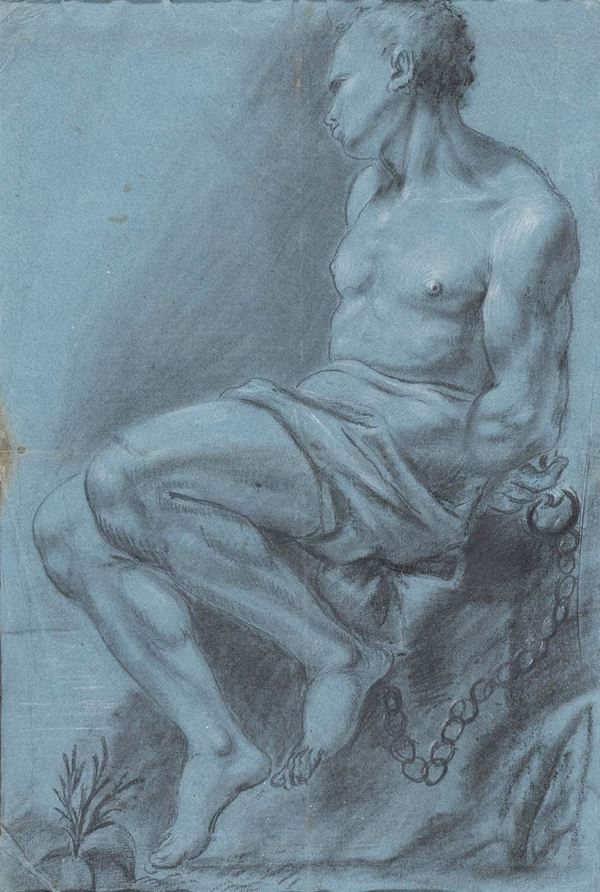 COPPIA DI DISEGNI DI PITTORE BOLOGNESE DEL SETTECENTO