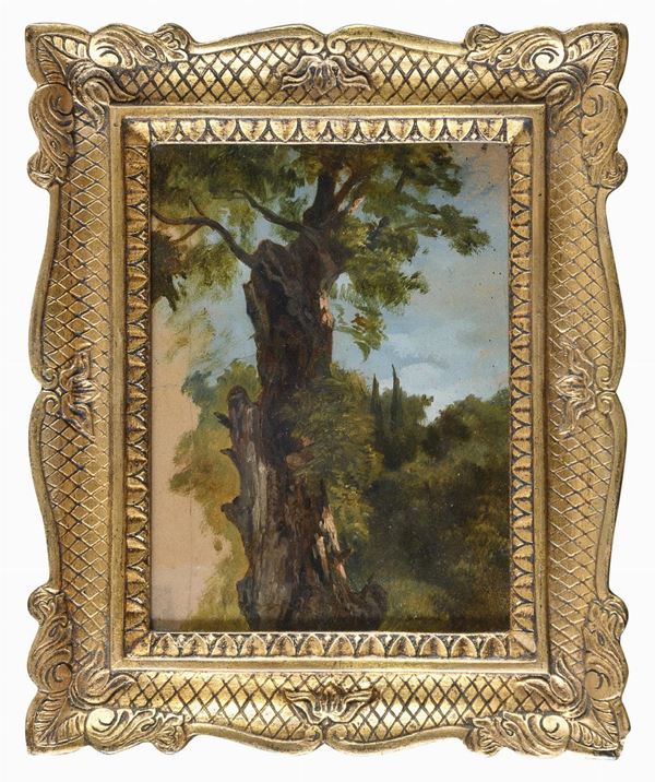 DIPINTO ALBERO F.TO GABRIELE SMARGIASSI