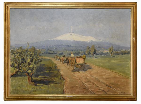 DIPITO SOTTO L&#39;ETNA DI GIUSEPPE LICCIARDELLO