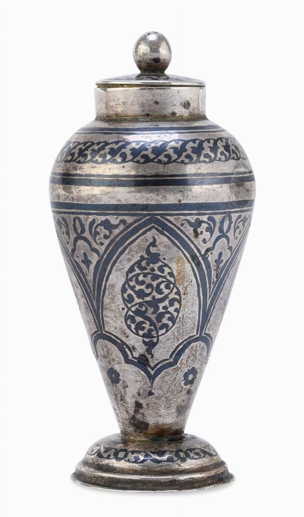 SALIERA MIGNON IN ARGENTO, RUSSIA FINE XIX SECOLO