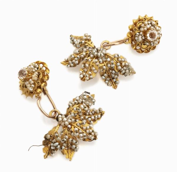 COPPIA DI ORECCHINI CON MICROPERLE