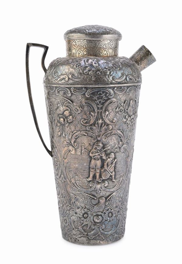 THERMOS IN SILVERPLATED, PUNZONE SHEFFIELD