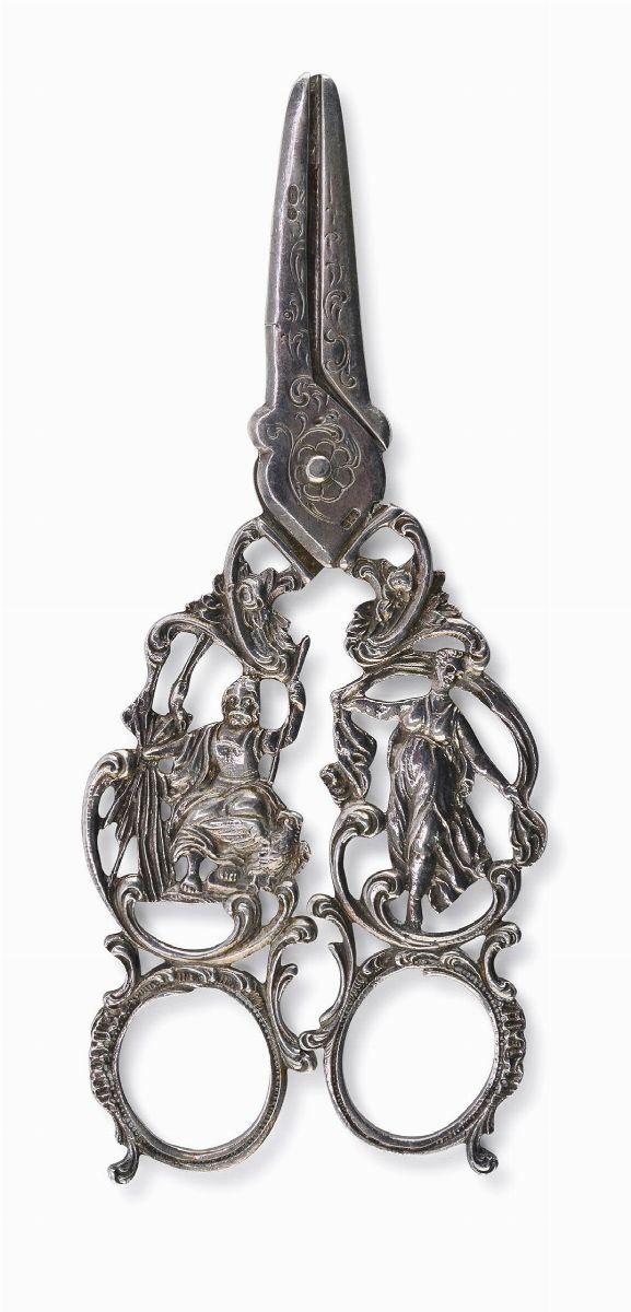 FORBICE IN ARGENTO, PUNZONE LONDRA 1829