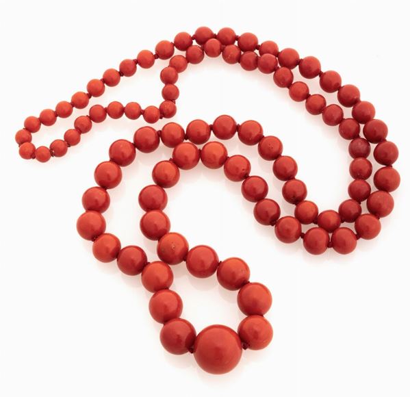 COLLANA DI CORALLO ROSSO