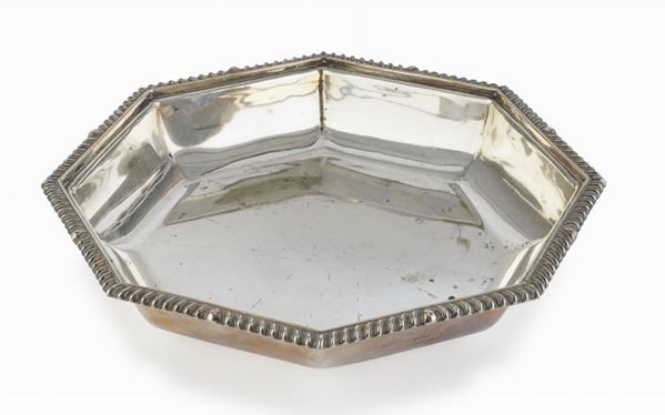 CENTRO IN SILVERPLATED, PUNZONE SHEFFIELD