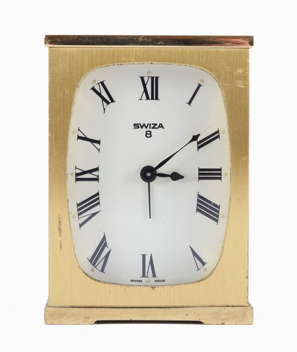 SVEGLIA DA TAVOLO 8 GIORNI, SWIZA XX SECOLO