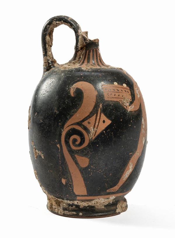 LEKYTHOS A VERNICE NERA IV SECOLO A.C.