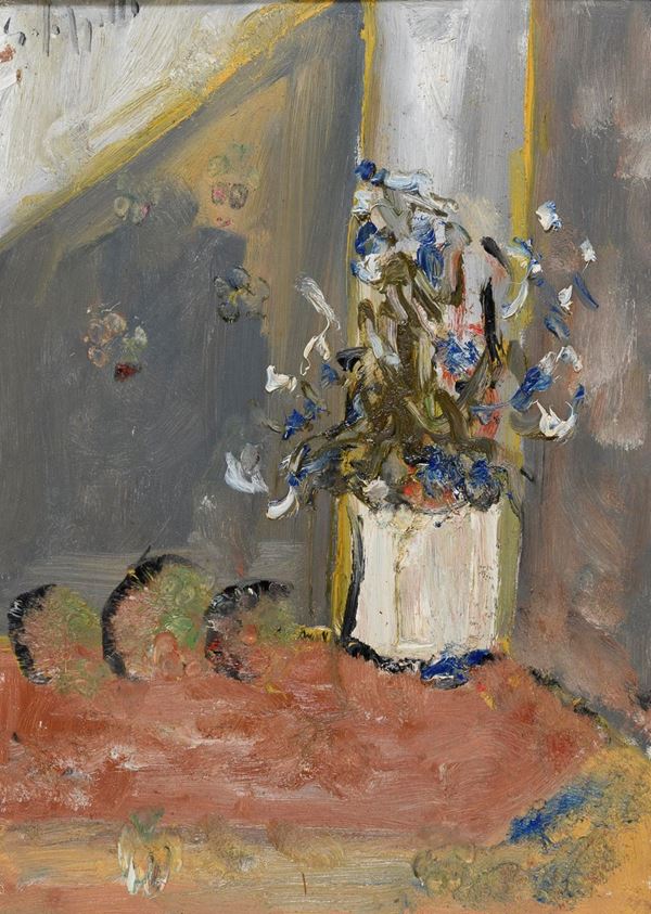 DIPINTO FIORI DI OTTONE PETRILLO