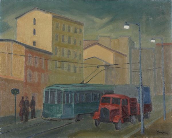 DIPINTO PERIFERIA DI ARMIRO YARIA