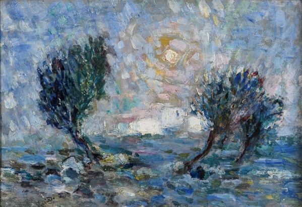 DIPINTO PAESAGGIO DI VINCENZO CIARDO