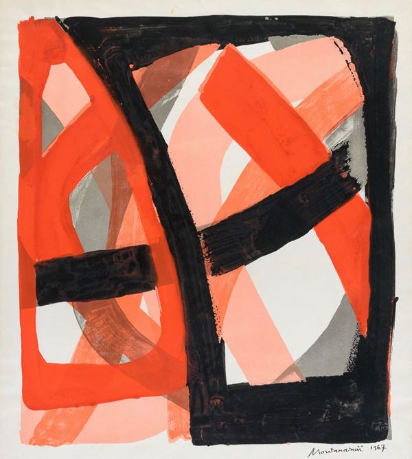 DIPINTO DI LUIGI MONTANARINI, 1967